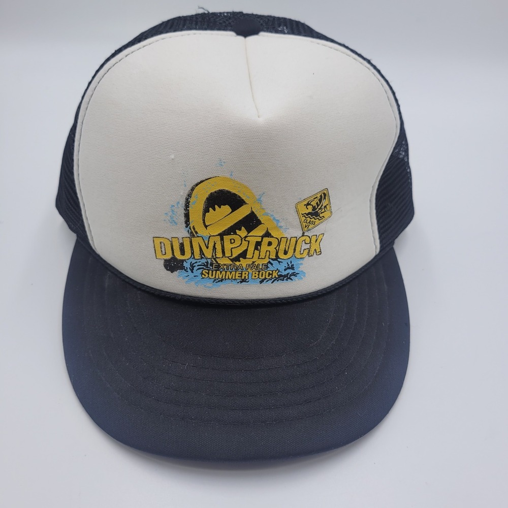Cobra Dumptruck Extra Pale Summer Bock Trucker Hat Black White Snapback SMC VTG